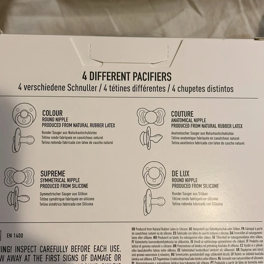 6 BIBS Pacifier- different types nipples to try - Picture 4 of 4